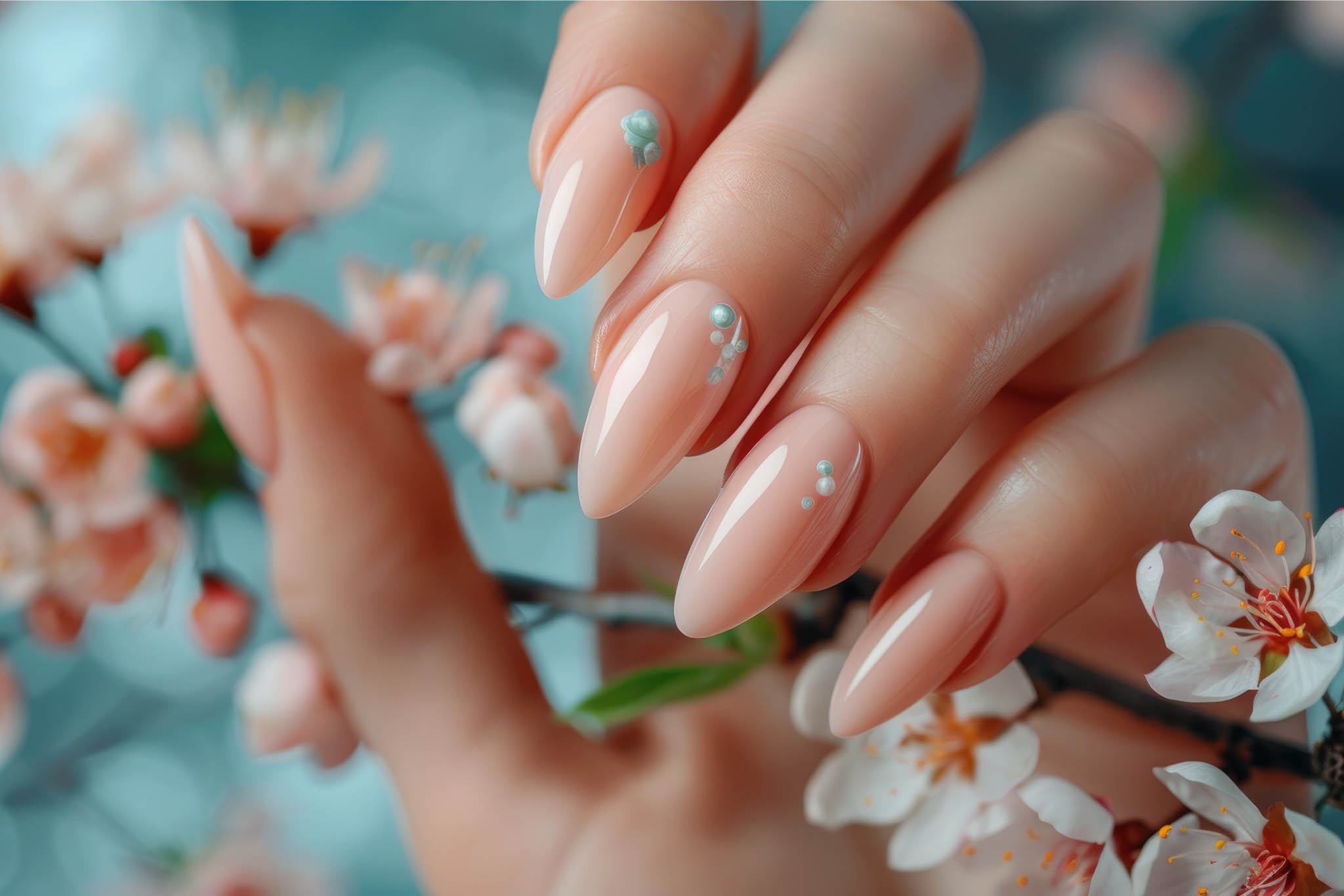 Nail art and lash work at Luxe Nails Lounge & Spa Slave Lake